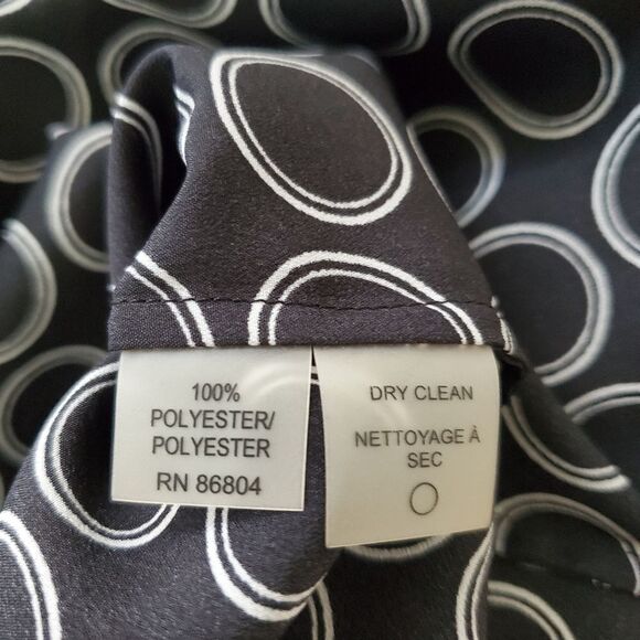 Neiman Marcus Printed V-neck Tunic sz 2 - Picture 12 of 12